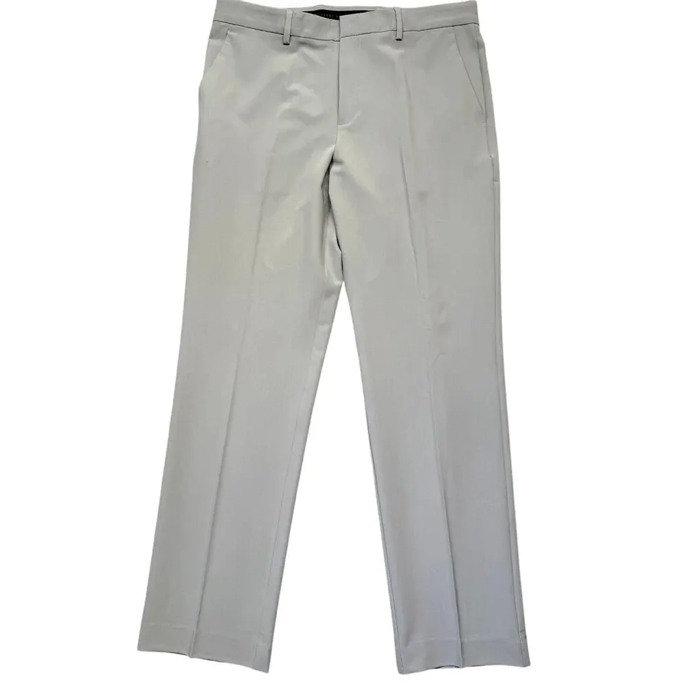 Perry Ellis Portfolio Men's Modern-Fit Stretch Pants Chiseled Stone 34x32 $95